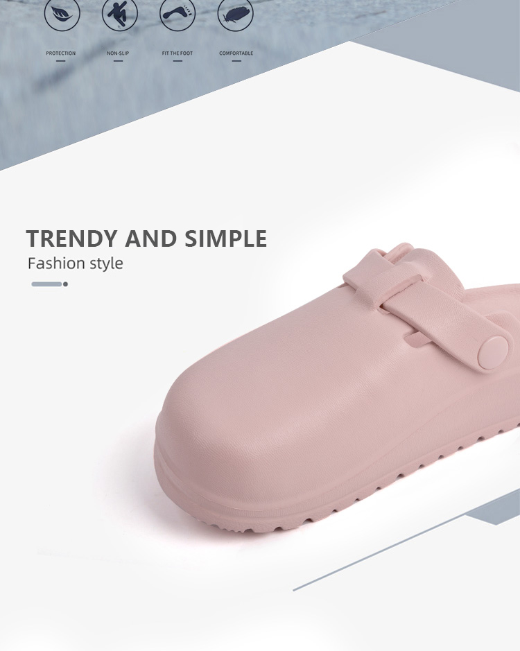 Casual EVA Buckle Clog