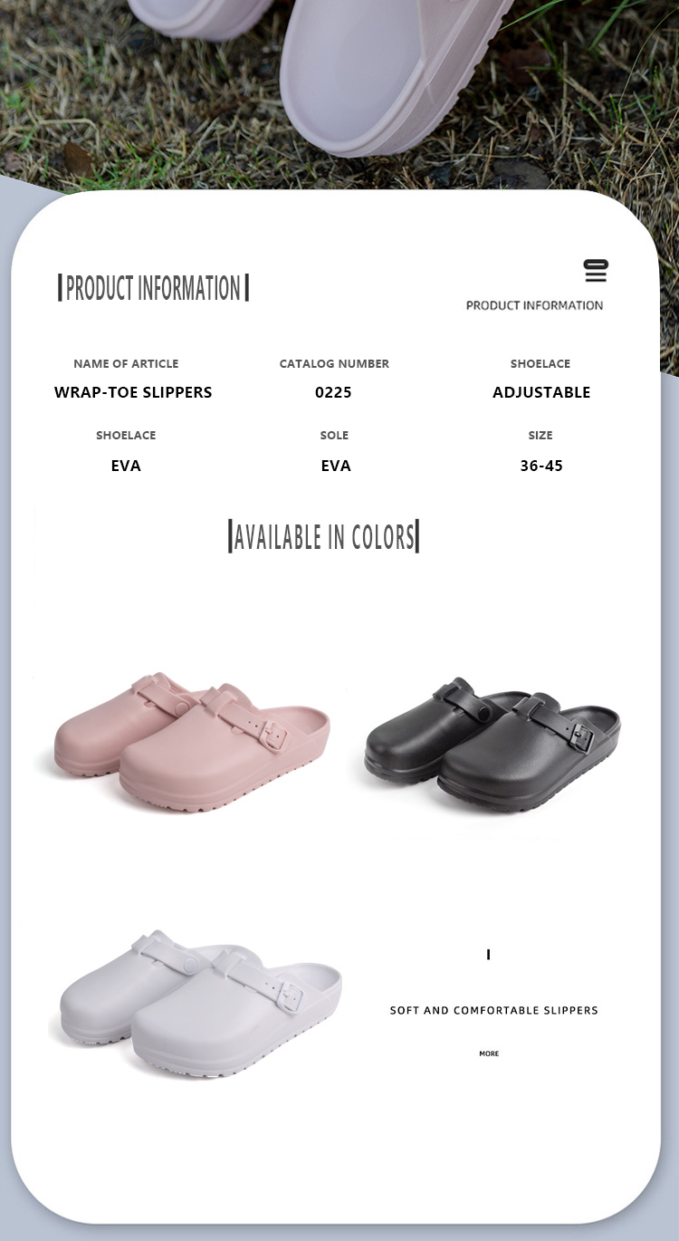 Casual EVA Buckle Clog