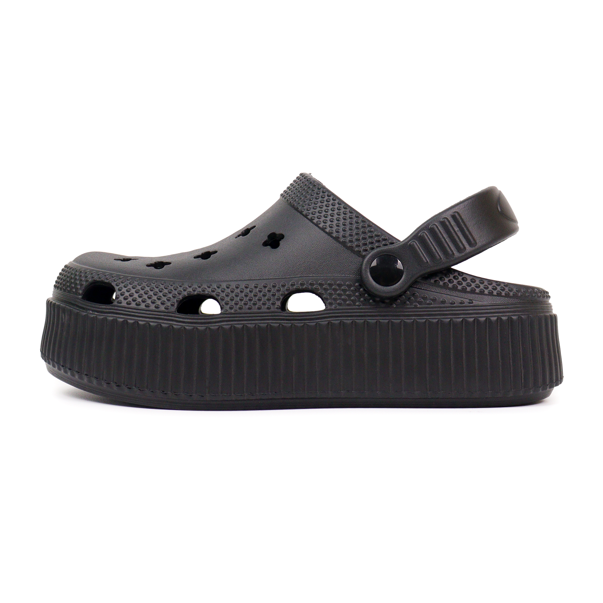 Custom Star Hole Platform Clogs